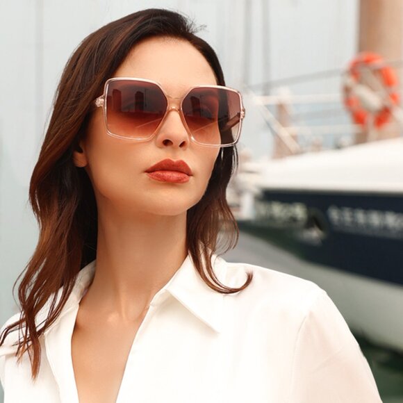 Oversized square sunglasses - Picture 1 of 4